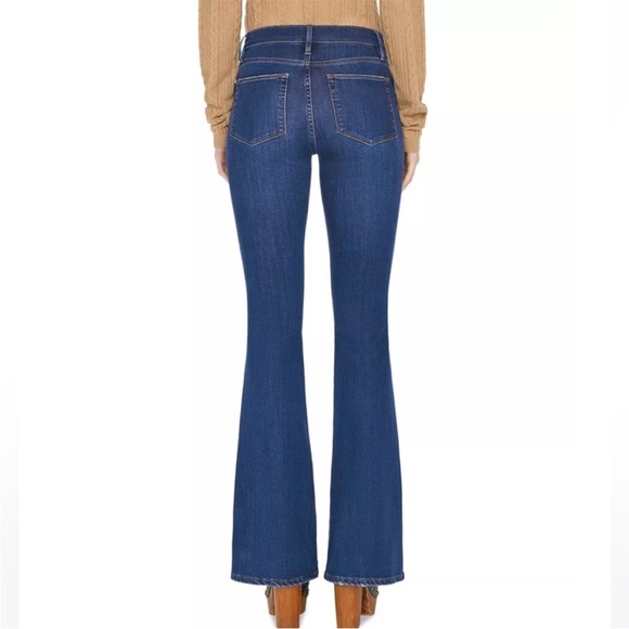 NWT Frame Denim Le High Waist Flare Jeans Majesty Blue 29 - Picture 2 of 11